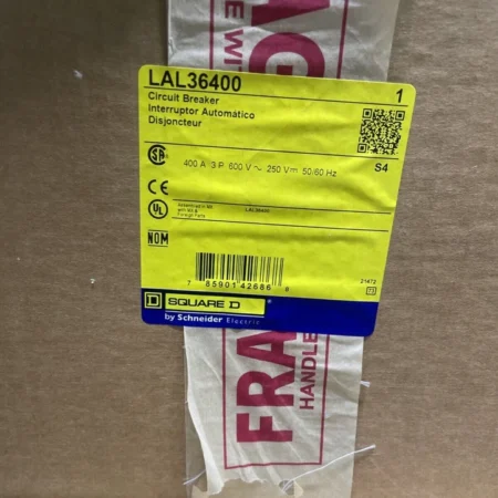 Square D LAL36400 Circuit Breaker - 3 Pole, 400 Amp, 600V NEW