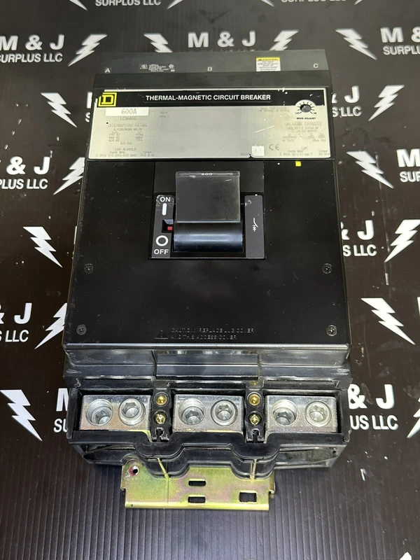 Square D LC36600 3 Pole 600 Amp 600V Circuit Breaker ??SAMEDAY SHIPPING?? 2 LC36600 0