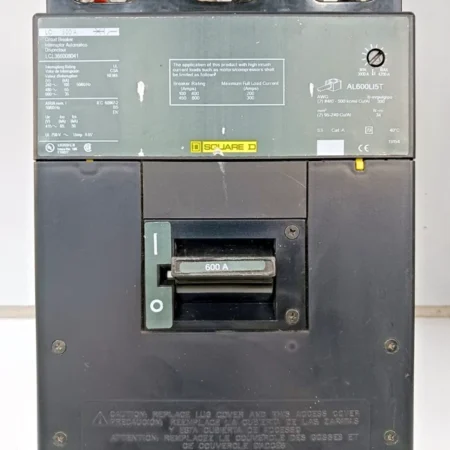 Square D 600 Amp Circuit Breaker 3 Pole 600 VAC 65kA LCL366008041 *Green Label*