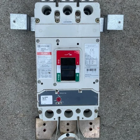 Cutler-Hammer LGH3630NN Industriral Circuit Breaker 3 Pole, 600 Amp, 480V