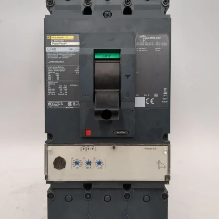 Square D LJP36400U31X Circuit Breaker 400A 3P 600V 3PH LJP 400 Amp 3 Pole Used
