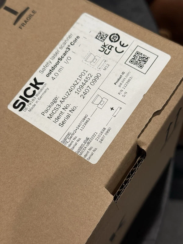 Surplus Sealed SICK MICS3-AAUZ40AZ1P01 SICK Safety Laser Scanner MicroScan3 2 MICS3 AAUZ40AZ1P01 0