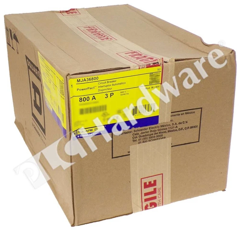 Surplus Sealed Schneider Electric MJA36800 Square D PowerPact MJ800 800A Breaker 2 MJA36800 0