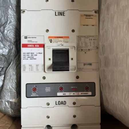 EATON HMDL3800 800 Amp 600V 3 Pole HMDL 65k (MT3800T) Circuit Breaker