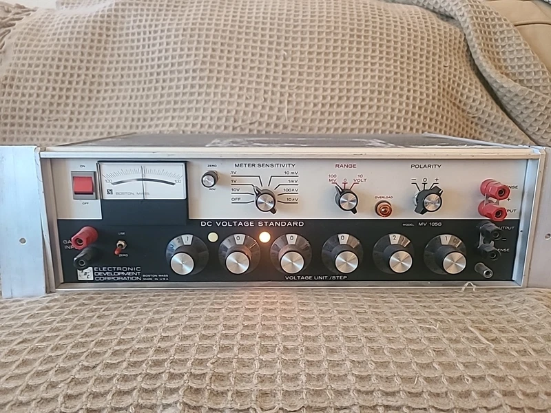 EDC Electronic Development Corp DC Voltage Calibrator Mv106 Series 2 Mv106 0