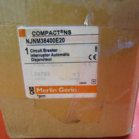 NEW MERLIN GERIN NSJ400 NJNM36400E20 MOLDED CASE CIRCUIT BREAKER 400 AMP