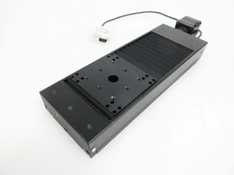 THORLABS NRT100 100mm MOTORIZED LINEAR TRANSLATION STAGE STEPPER MOTOR 1/4"-20 2 NRT100 0