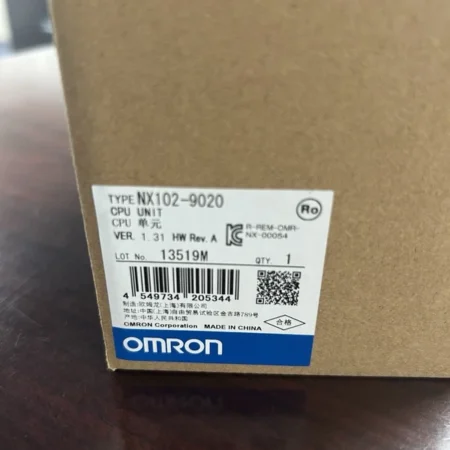 Omron PLC NX102-9020 CPU Unit Original In Box NX1029020 Ver. 1.31 Sealed In Box