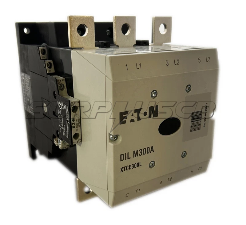 Eaton XTCE300L22TD Full Voltage Non-Reversing Contactor, 24-48Vdc, 300A, 3P, IEC 2 Non Reversing 0