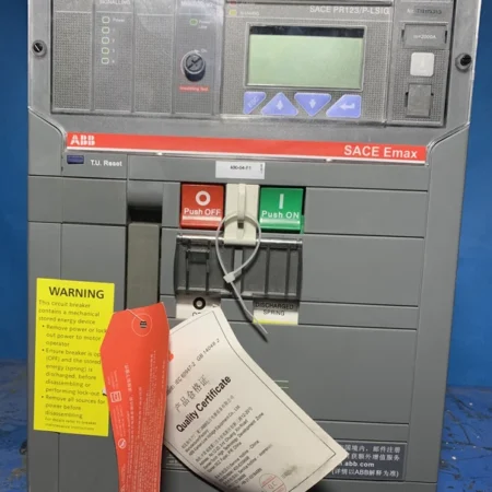 ABB SACE EMAX E2B 20 2000 A CIRCUIT BREAKER PR123/P-LSIG 3P 600V NEW SURPLUS