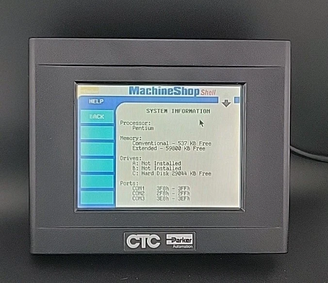 PARKER PA06S-133 HMI 2 PA06S 133 0 1