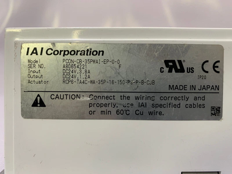 IAI / PCON.CB Controller, EtherNet/IP / PCON-CB-35PWAI-EP-0-0 NEW 1PC DHL 2 PCON CB 35PWAI EP 0 0 0