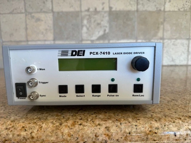 DIRECTED ENERGY, INC. PCX-7410 10A CW/QCW Laser Diode Driver/Current Source 2 PCX 7410 0