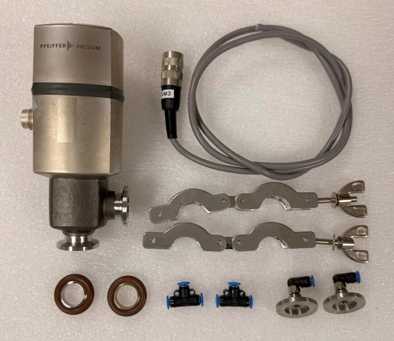 Pfeiffer Vacuum EVR 116 Gas Control Valve Motorized For Vacuum Control PFI39931 2 PFI39931 0