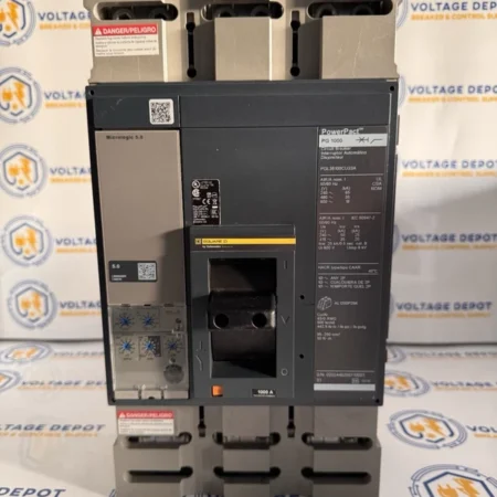 Square D PGL36100CU31A 1000A 600V 35kA 3P LSI PowerPact Circuit Breaker - wrnty