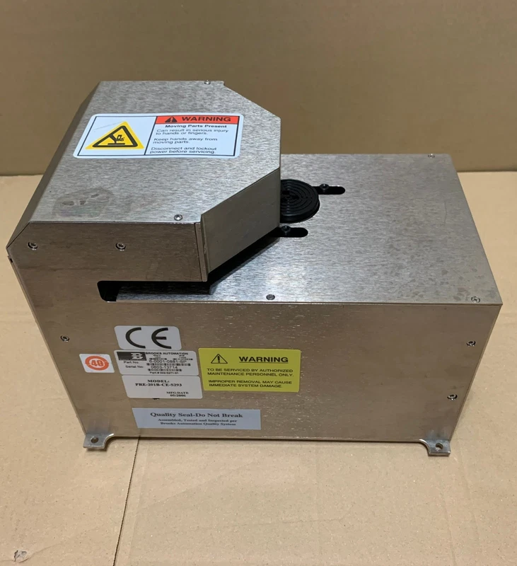 BROOKS AUTOMATION PRE-201B-CE-S293 PRE ALIGNER P/N 6-0001-0881-SP 2 PRE 201B CE S293 0