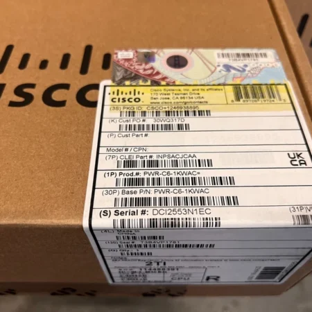 Cisco PWR-C6-1KWAC= Power supply - hot-plug (plug-in module) - 1000 WattNEW *CR