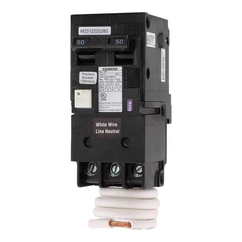 LOT OF 10 NEW Siemens QF250A GFCI 50A 2P 120/240V Ground Fault Circuit Breaker 2 QF250A 0