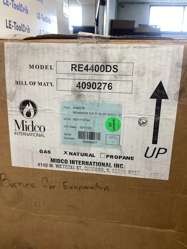 MIDCO ECONOMITE GAS BURNER RE4400DS H932S 2 RE4400DS 0