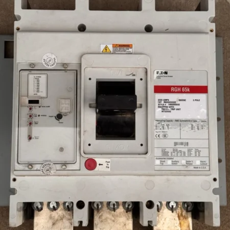 EATON RGH320032E 2000A 600V 65kA 3P INSULATED CASE CIRCUIT BREAKER w/ RT320032