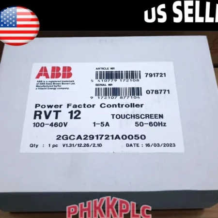 1PC New ABB RVT-12 2GCA291721A0050 POWER FACTOR CONTROLLER Expedited Shipping