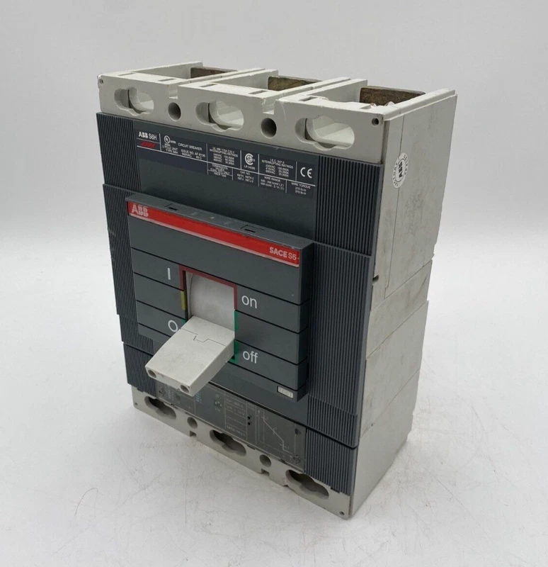 ABB S6H800 Circuit Breaker 800A 3P 600V 3PH Shunt Trip 24V 800 Amp S6H 2 S6H800 0