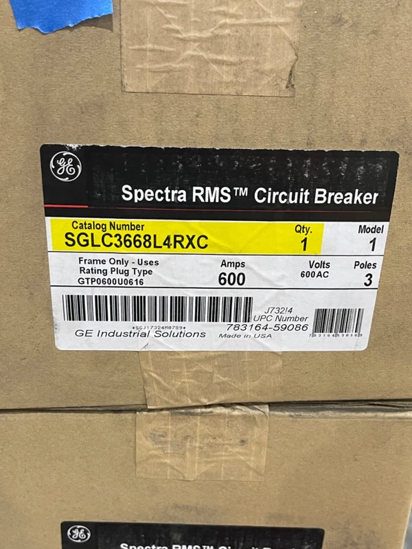 NEW GE SGLC3668L4RXC 600 AMP 3 POLE 600V CIRCUIT BREAKER SGLC3606L4 2 SGLC3668L4RXC 0