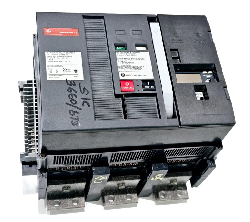 GE SHF16B216 1600A HI BREAK CIRCUIT BREAKER - NO DELIVERY - ONLY PICK UP 2 SHF16B216 0
