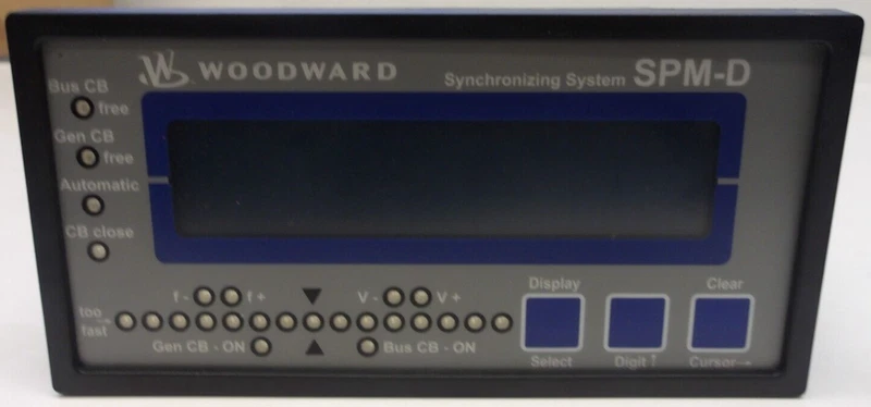 WOODWARD SYSTEM CONTROLLER P/N: 5448-890 SPM-D10 SPM-D1010B 24VDC 250VAC 2 SPM D1010B 0