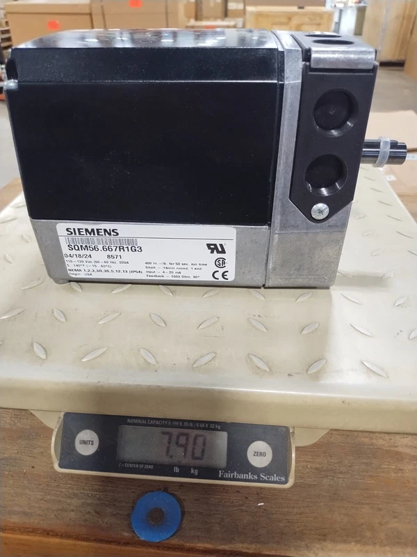 SIEMENS ACTUATOR P/N SQM56.667R1G3 2 SQM56667R1G3 0