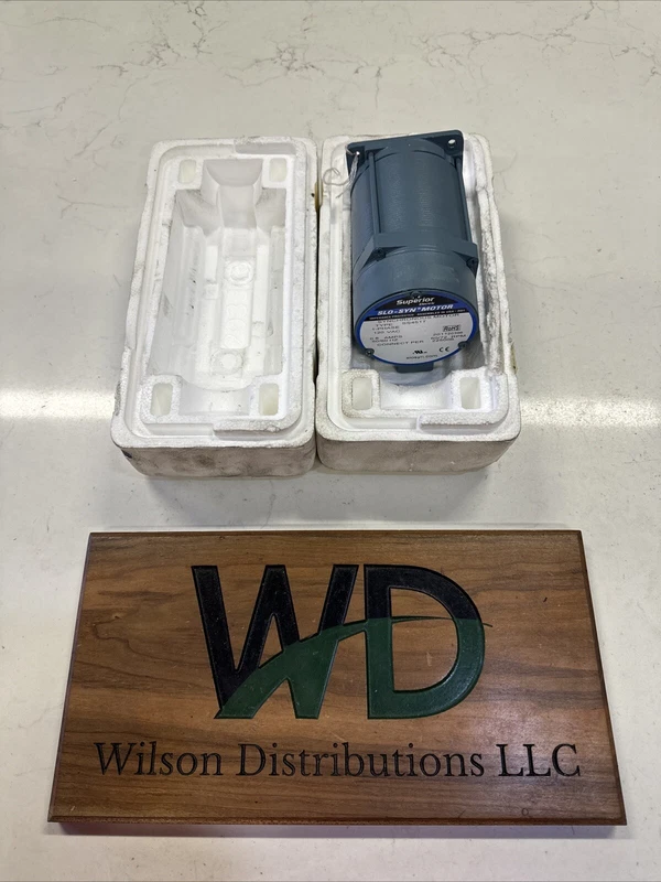 SUPERIOR ELECTRIC SS451T MOTOR 120V 1 Phase 0.8 Amp New In Box Slosyn 2 SS451T 0