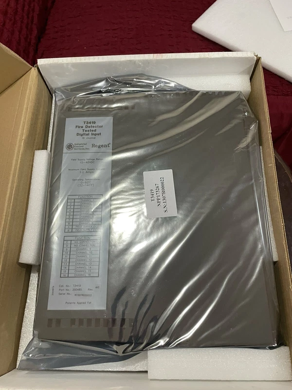 Regent T3419 Fire Detector Tested Digital Input 2 T3419 0