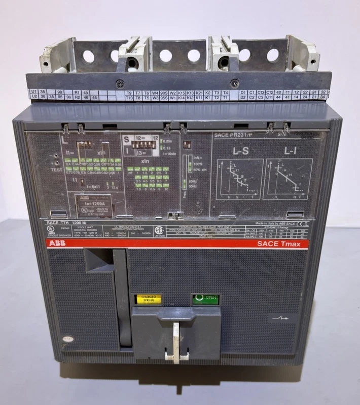ABB SACE T7H 1200A 3P Circuit Breaker Tmax T7H1200M 2 T7H1200M 0