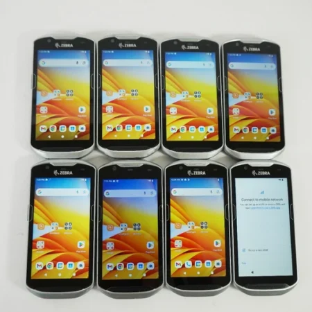LOT (8) Zebra TC520K-1PEZU4P-NA TC57HO-1PEZU4P-NA TC52 TC57 Barcode Scanner