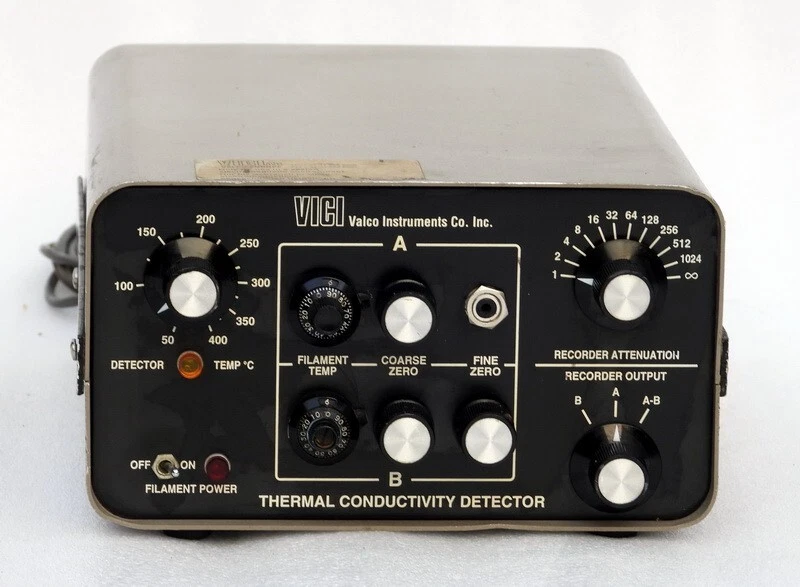 VICI VALCO INSTRUMENTS CO. INC. THERMAL CONDUCTIVITY DETECTOR MODEL TCD-C 120VAC 2 TCD C 0
