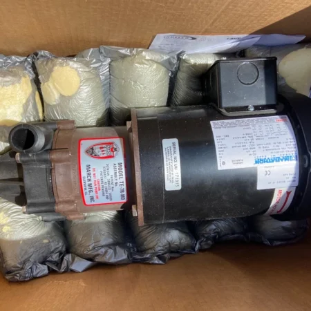 March TE-7R-MD Pump W/ Marathon FVH 56T34F5600B P Motor, 3PH, 3/4HP, "Free Ship
