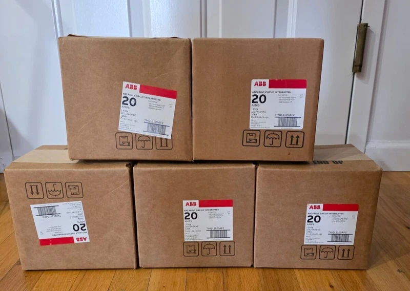50pcs GE By ABB THQL1120AF2 *Brand New* 20A ARC FAULT CIRCUIT BREAKER 2 THQL1120AF2 0