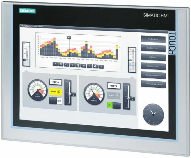 Siemens HMI TP1200 Comfort Panel with Touch Screen 12 in. 2 TP1200 0 1