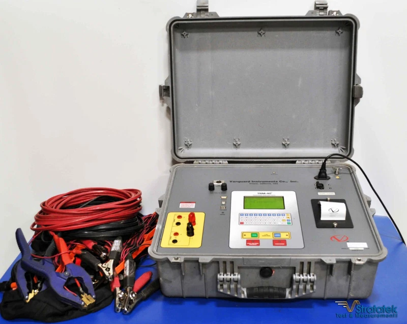 Vanguard TRM-40 Winding Resistance Meter 40 Amps 1A - 40A NIST Calibrated 2 TRM 40 0