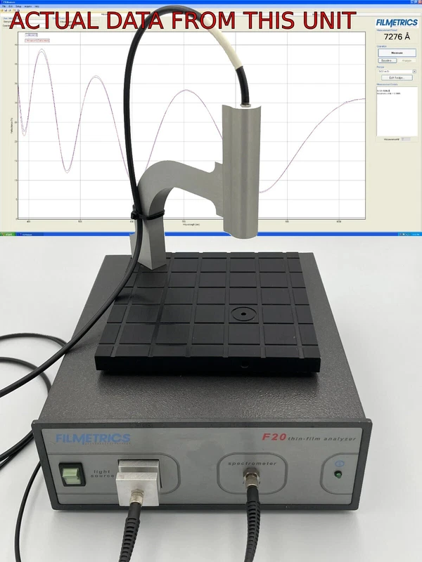 Filmetrics F20 Thin-Film Analyzer Software/Standards/$4k Accessories CALIBRATED 2 Thin Film 0