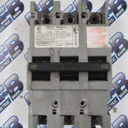 Millbank UQFB-3200 UQFB3200 Circuit Breaker 200A 240V 3P 10K - RECONDITIONED