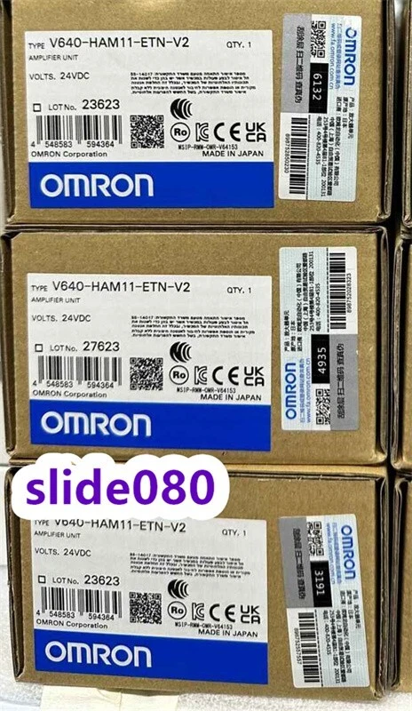 Original Omron V640-HAM11-ETN-V2 PLC Module New In Box V640-HAM11-ETN-V2 2 V640 HAM11 ETN V2 0