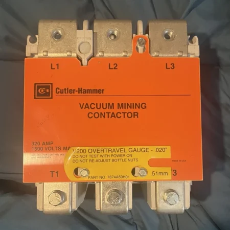Cutler Hammer 320 A Vacuum Mining Contactor - Cat #VM320CJ21