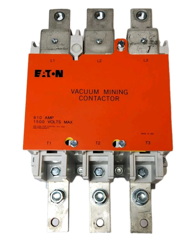 EATON CUTLER HAMMER VM610CJZ1 Size 6 V200 V201 Mining Vacuum Contactor 120 VAC 2 VM610CJZ1 0