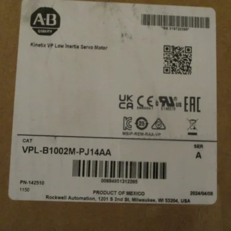 ALLEN BRADLEY VPL-B1002M-PJ14AA SERVO MOTOR NEW IN BOX