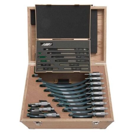 Mitutoyo 103-905-10 Outside Micrometer 0-12 Set-12 Mics and 11 Standards