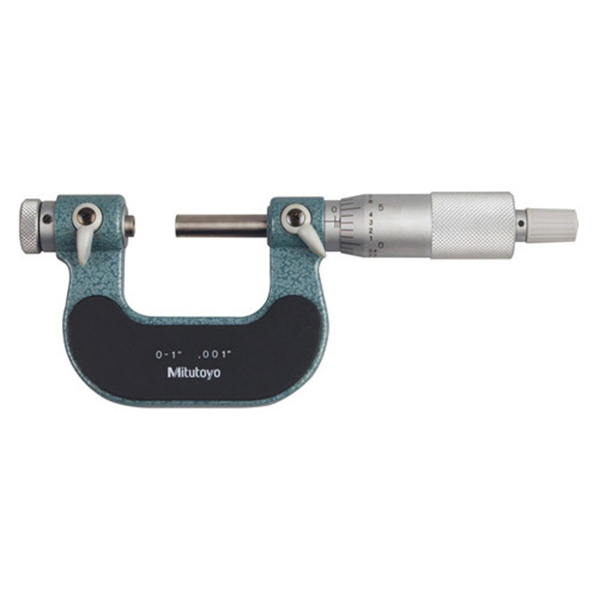 Mitutoyo 126-137 Screw Thread Micrometer 0-1 .001 1 Mitutoyo 126-137 Screw Thread Micrometer 0-1 .001