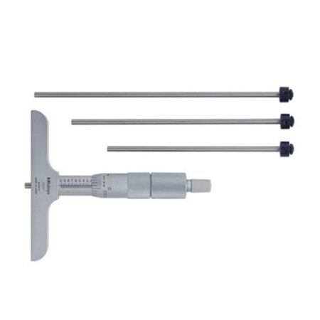 Mitutoyo 129-131 Depth Micromter 4, 4 Rods 4 Base