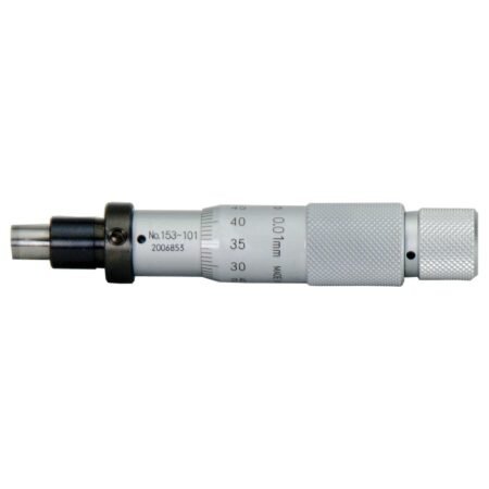 Mitutoyo 153-101 Micrometer Head 0-15mm .001mm Plain Stem Non-rotating