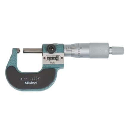 Mitutoyo 295-153 Micrometer 1 Range-Spherical Anvil Flat Spindle